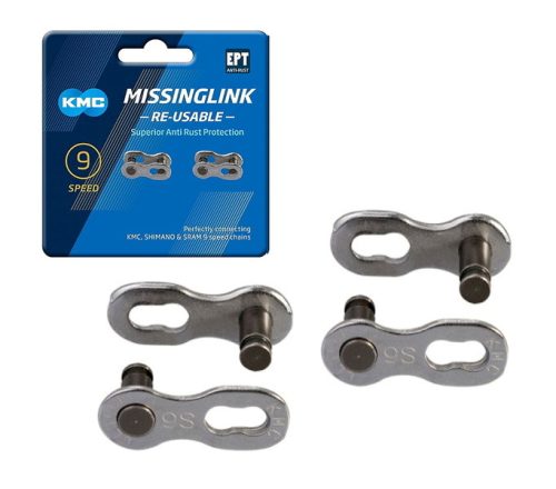 Lánc patentszem 1/2x11/128 | kmc cl-566rb-rb 9 sebesség párban