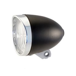 Első lámpa 3LED KLASSZIK RETRO fekete