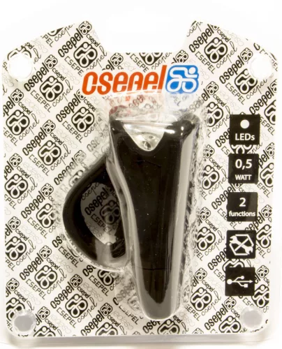 Lámpa első usb szilikon 1 led | 2 funkciós csepel urban USB