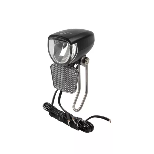 Első lámpa 30 Lux - M-WAVE agydinamós - 1 led 6V/2,4W - Állófunkciós