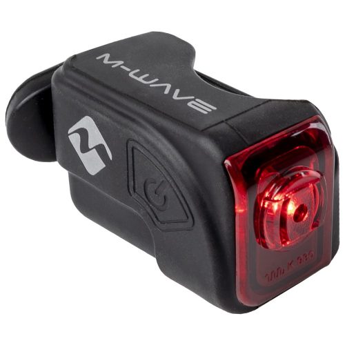 M-wave hátsó villogó - usb akkus - 1led - szilikon - fkt