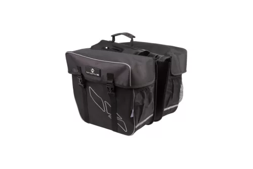 M-WAVE-Tura-taska-2-reszes-30l-AMSTERDAM-fekete/sz