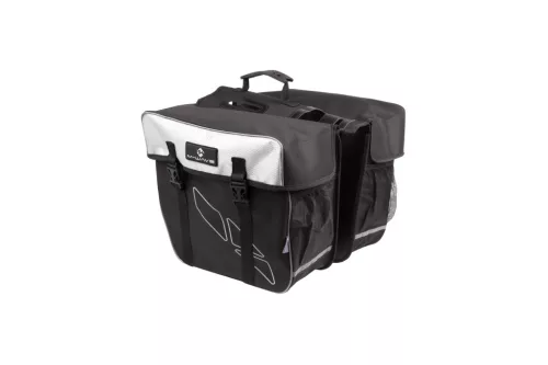 M-WAVE-Tura-taska-2-reszes-30l-AMSTERDAM-fekete/feher