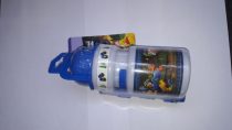   Disney kulacs+tartó -  műanyag - 350 ml - Micimackó  - Kék/lila