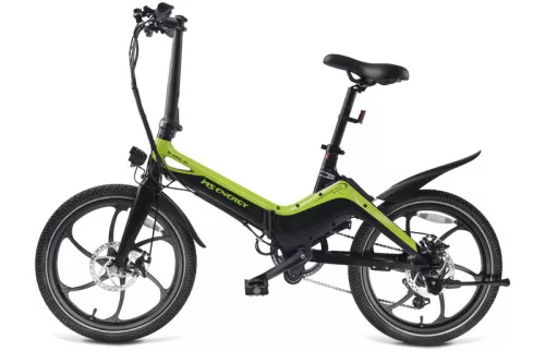 Kerékpár elektromos MS Energy i10 összecsukható 6 sp 20" fekete/zöld