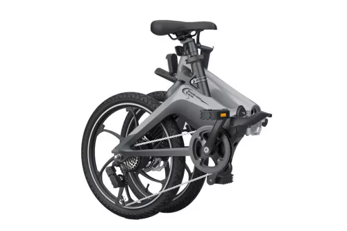 Kerékpár elektromos MS Energy i10 összecsukható 6 sp 20" fekete/zöld