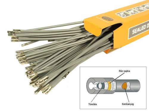 Bowdenház sp tömített 5x600mm | 50 db fék szürke | alligator ly-16860001