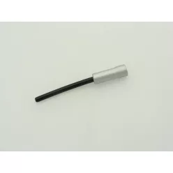 Bowdenház lezáró alu. 5x17,5mm | lyhpb04