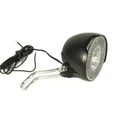 Lámpa első dinamós 1W led | on-off, reflektoros