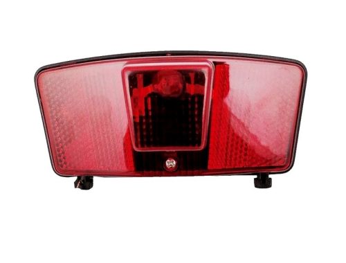 Lámpa hátsó dinamós 1 led | csomagtartóra 80mm