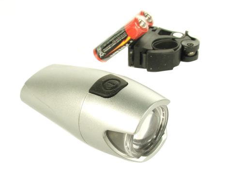 Lámpa első elemes 1 led 0,5W | elemmel ezüst