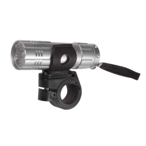 Lámpa első elemes 9 led ezüst