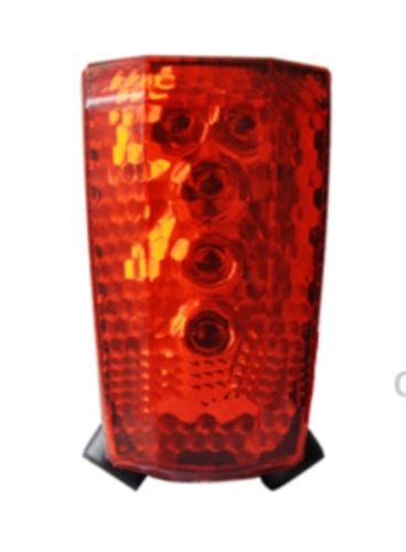 Villogó hátsó 5 led + laser | oldalvilágítás