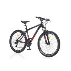   Corelli Via 1.1 27.5er 18" férfi MTB könnyűvázas kerékpár Fekete-Piros