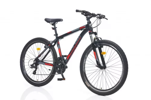 Corelli Via 1.1 27.5er 18" férfi MTB könnyűvázas kerékpár Fekete-Piros