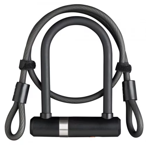 Zár u 150x14mm Axa pro mini | kiegészítő kábellel 8mmx100cm