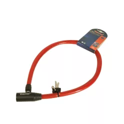 Zár kulcsos 650mm piros