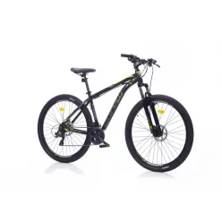 Corelli-Snoop-5.3-29er-MTB-konnyuvazas-kerekpar-18"-Fekete-Zold