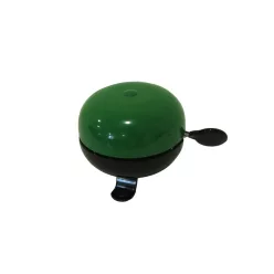 Csengő fém 56 mm acél dingdong | fekete/zöld