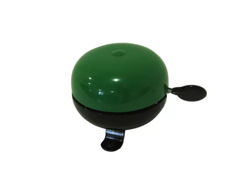 Csengő fém 56 mm acél dingdong | fekete/zöld