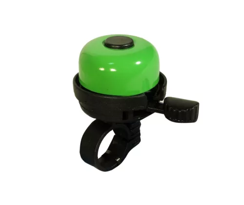 Csengő 40mm acél/műa v.zöld