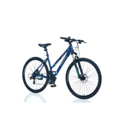   Corelli Riviera 2.0 könnyűvázas női crosstrekking kerékpár 18" vázzal Kék-Türkiz
