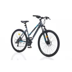   Corelli Lifestyle 2.0 alumínium női crosstrekking kerékpár 18" Grafit-Kék