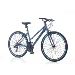 Corelli-Lifestyle-1.0-konnyuvazas-noi-crosstrekking-kerekpar-18"-Grafit-Menta