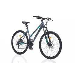   Corelli Lifestyle 2.0 alumínium női crosstrekking kerékpár 18" Grafit-Menta