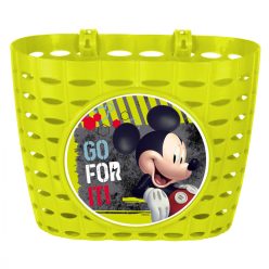   Disney gyerek kosár bicajra, futóbiciklire - Mickey egér - zöld