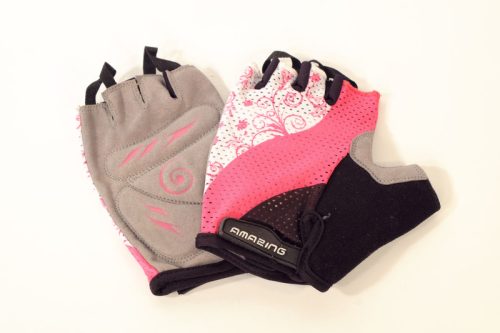 Kesztyű női pink/fehér | amazing L