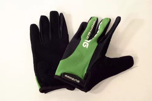 Kesztyű zöld/fekete | hosszú amazing M