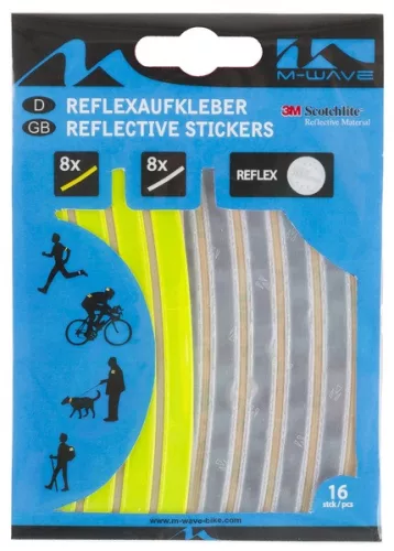 Fényvisszaverő matrica ívelt