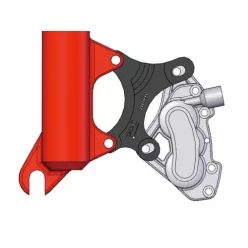 Ashima tárcsafék adapter  IS-IS F:180mm R:160mm/CNC AU11