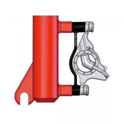Ashima tárcsafék adapter  PM-PM F:203mm AU32