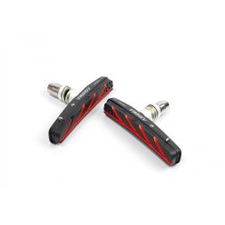   Ashima Fékpofa V-fékhez cserélhető betétes piros-fekete 72mm MTB