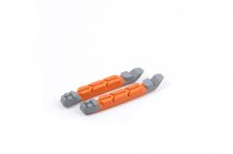   ASHIMA Fékpofa gumi V-fékhez cserélhető szürke/narancs/szürke 72mm 