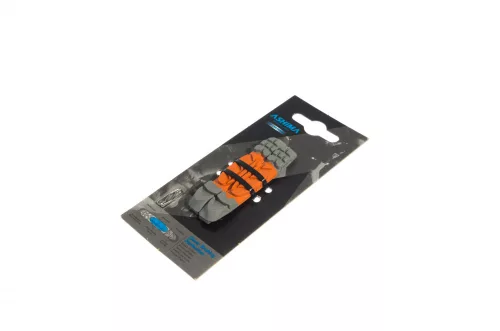 Ashima Fékpofa gumi V-fékhez cserélhető szürke/narancs 72mm