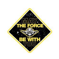   Gépjárműbe "BABA A FEDÉLZETEN!" tábla STAR WARS YODA