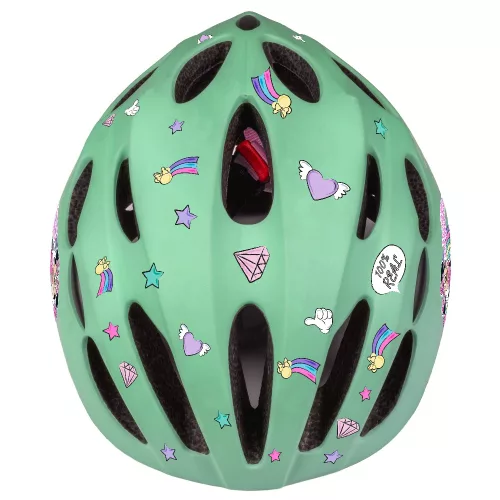 Disney gyerek sisak - Minnie egér - In Mold - sport - zöld - M (52-56cm)