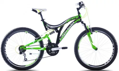 Capriolo-CTX-240-24-gyerek-kerekpar-Fekete-Zold-Kek