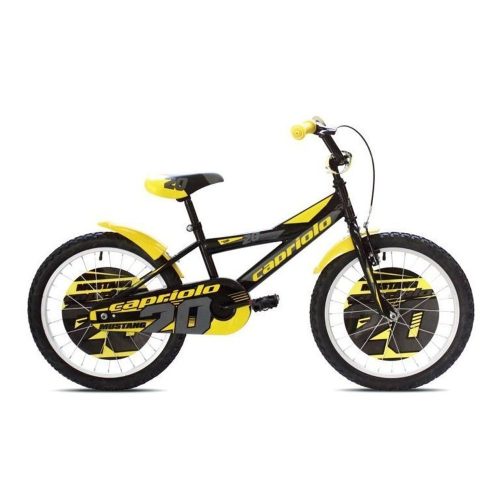 Capriolo-Mustang-20-gyerek-kerekpar-Fekete-Sarga
