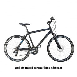   Capriolo X-Rider alumínium férfi crosstrekking kerékpár 52 cm Fekete Tárcsafékes