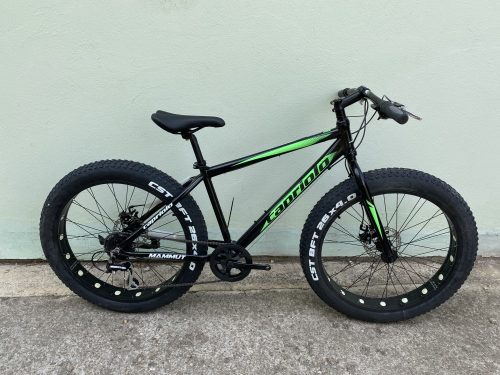 Capriolo Mammut 26 fatbike kerékpár 17" Fekete-Zöld