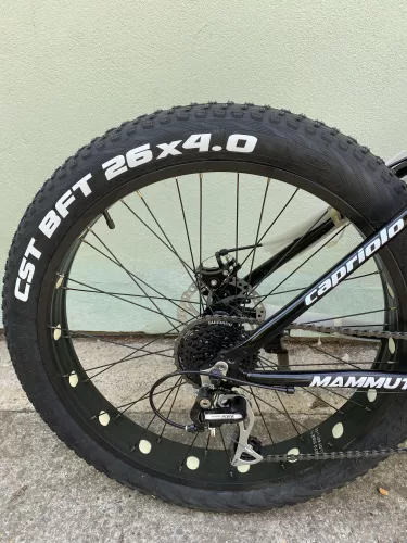 Capriolo Mammut 26 fatbike kerékpár 17" Fekete-Zöld