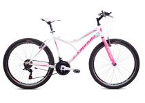   Capriolo Diavolo 600 26" női MTB kerékpár 19"-os vázzal - Fehér-Rózsaszín