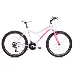   Capriolo Diavolo 600 26" női MTB kerékpár 19"-os vázzal - Fehér-Rózsaszín