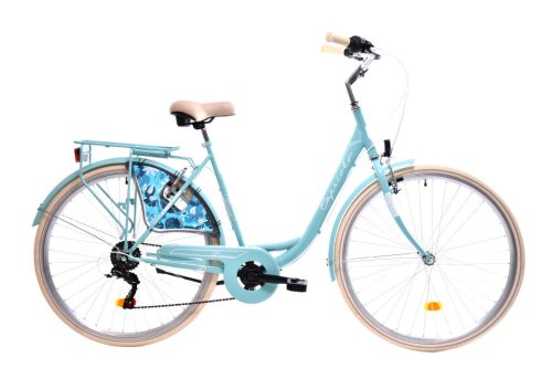 Capriolo Diana 6 sebességes női városi kerékpár 20" Türkiz