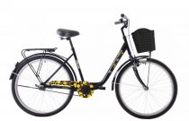   Adria Melody 26" női 1 sebességes városi kerékpár - Fekete