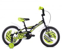   Capriolo Mustang 16" fiú gyerek kerékpár - Fekete-Zöld